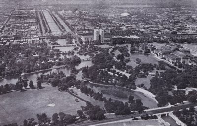 Chicago: Jackson Park and the Midway from the Air by American Photographer (after)