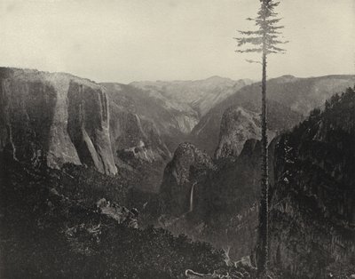 General View of Yosemite Valley, California by American Photographer (after)