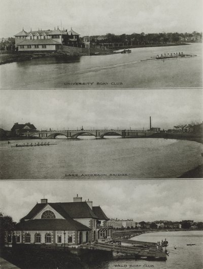 Harvard University: University Boat Club, Larz Anderson Bridge, Weld Boat Club by American Photographer (after)