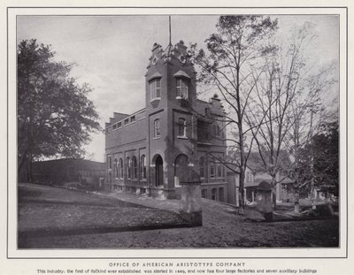 Jamestown, NY: Office of American Aristotype Company by American Photographer (after)