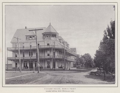 Jamestown, NY: Pickard House, Bemus Point by American Photographer (after)
