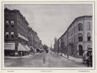Jamestown, NY: Third Street by American Photographer (after)