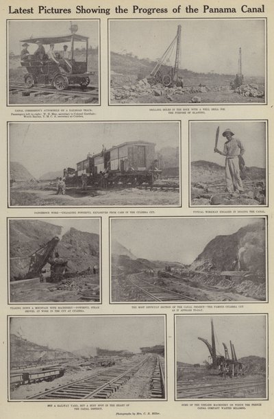Latest pictures showing the progress of the Panama Canal by American Photographer (after)