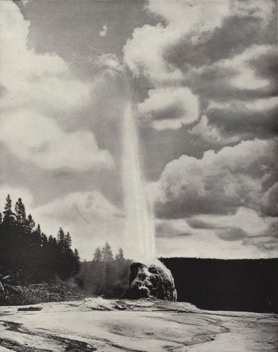 Lone Star Geyser, Yellowstone, Wyoming by American Photographer (after)
