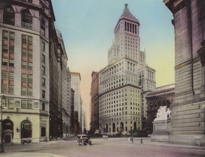 New York: Washington Building, No 1 Broadway; Standard Oil Building; Custom House by American Photographer (after)