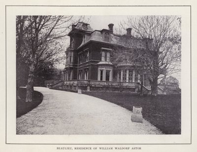 Newport, Rhode Island: Beaulieu, Residence of William Waldorf Astor by American Photographer (after)