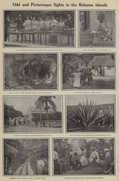 Odd and picturesque sights in the Bahama Islands by American Photographer (after)