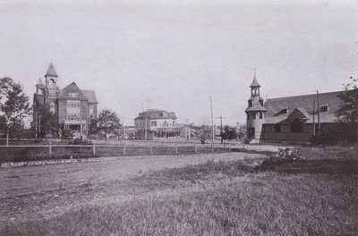 Old Orchard Beach, Maine: Town Hall and Public Library; Post office; St Margaret
