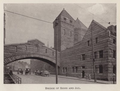 Pittsburgh: Bridge of Sighs and Jail by American Photographer (after)