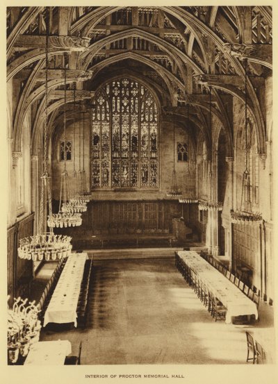 Princeton University: Interior of Proctor Memorial Hall by American Photographer (after)