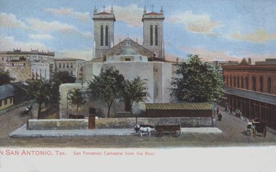 San Fernando Cathedral in San Antonio, Texas, USA by American Photographer (after)