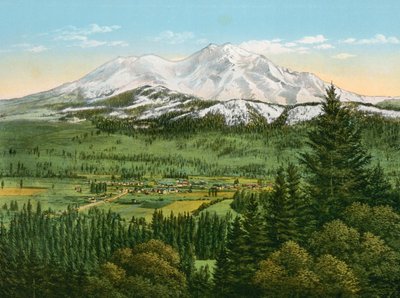 Sisson at the Base of Mount Shasta by American Photographer (after)