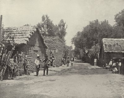 Street Scene in Santa Anita, Mexico by American Photographer (after)