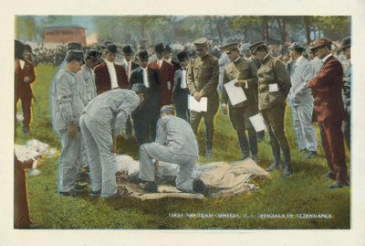 American Coal Mining: First Aid Team Contest, US Officials in Attendance by American Photographer
