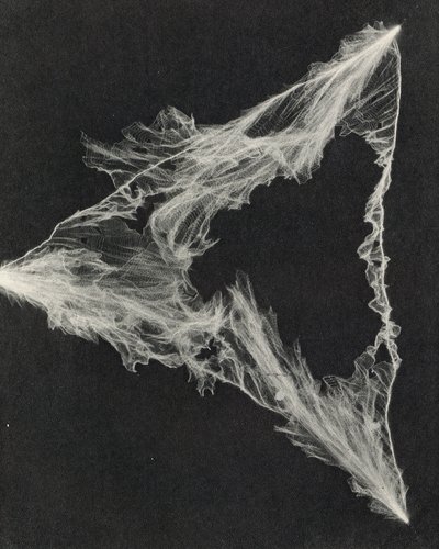 Artificial lightning produced in a laboratory by American Photographer