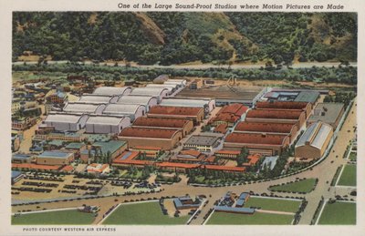 California: One of the large sound-proof studios where Motion Pictures are made by American Photographer