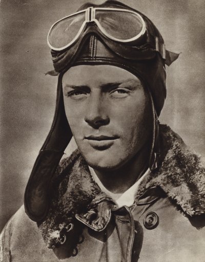 Charles Lindbergh, Airman by American Photographer