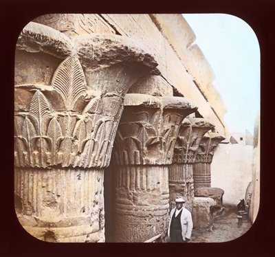 Columns in the Temple of Esneh by American Photographer