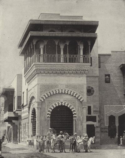 Donkey Boys in the Street of Cairo by American Photographer
