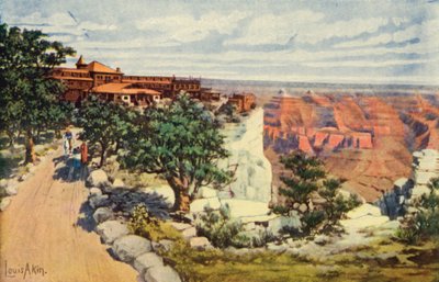 El Tovar Hotel on the Rim, Grand Canyon National Park by American Photographer
