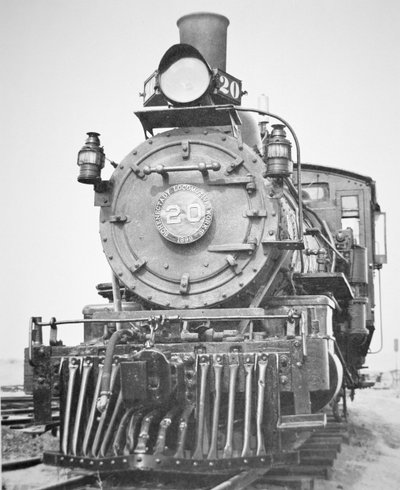 Engine no. 20 of the Rio Grande Southern by American Photographer