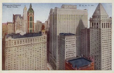 Financial District, New York City, USA by American Photographer