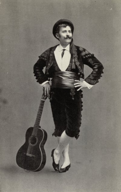 Guiseppe Campanari as Figaro in The Barber of Seville by American Photographer