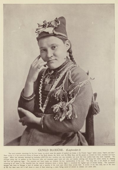 Gunild Blodoxe, Laplander by American Photographer