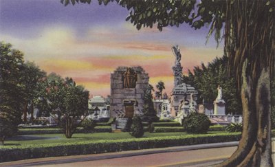 Interior of Cemetery by American Photographer