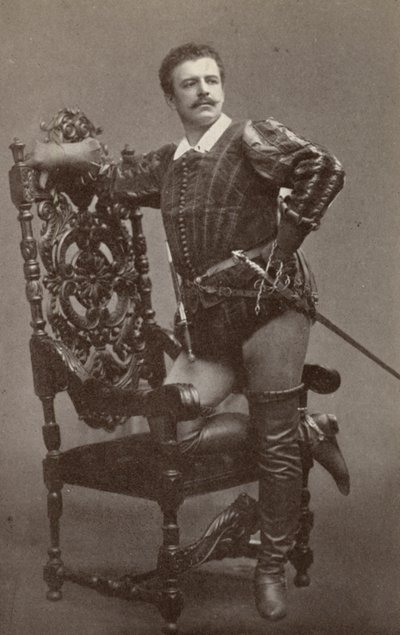 Jean de Reszke as Raoul in Les Huguenots by American Photographer
