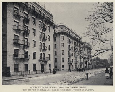 Model Tenement Houses, West Sixty-Ninth Street by American Photographer