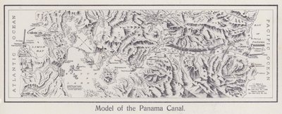 Model of the Panama Canal by American Photographer