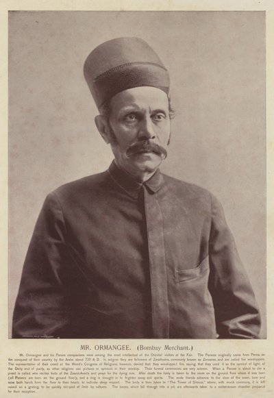 Mr Ormangee, Bombay Merchant by American Photographer