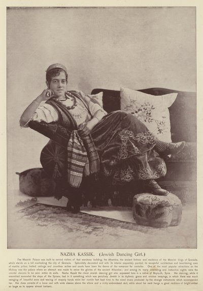 Nazha Kassik, Jewish Dancing Girl by American Photographer