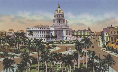 Fraternity Square and Capitol by American Photographer