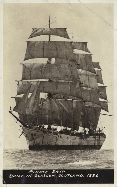 Pirate Ship, Built in Glasgow, Scotland, 1886 by American Photographer