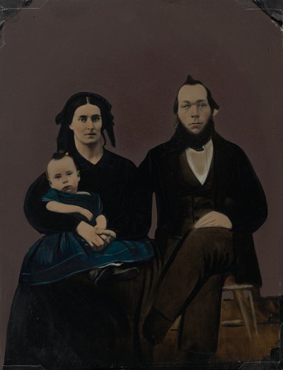 Portrait of a Family, 1860s by American Photographer