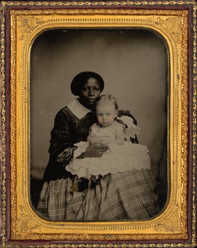 Portrait of a Woman and Child by American Photographer