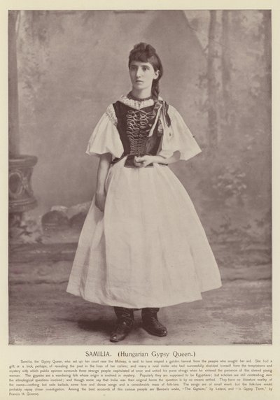 Samilia, Hungarian Gypsy Queen by American Photographer