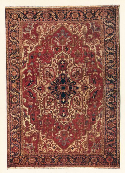 Serapi rug by American Photographer