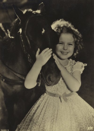 Shirley Temple, American actress and film star by American Photographer