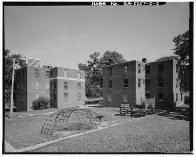Techwood Homes, Building No. 2, 569-573 Techwood Drive, Atlanta, Fulton County, GA (b/w photo) by American Photographer