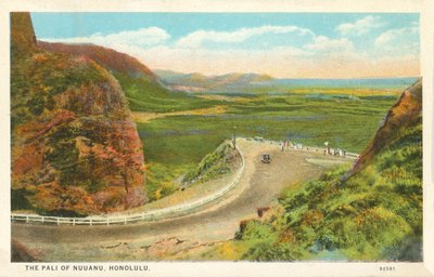The Pali of Nuuanu, Honolulu by American Photographer