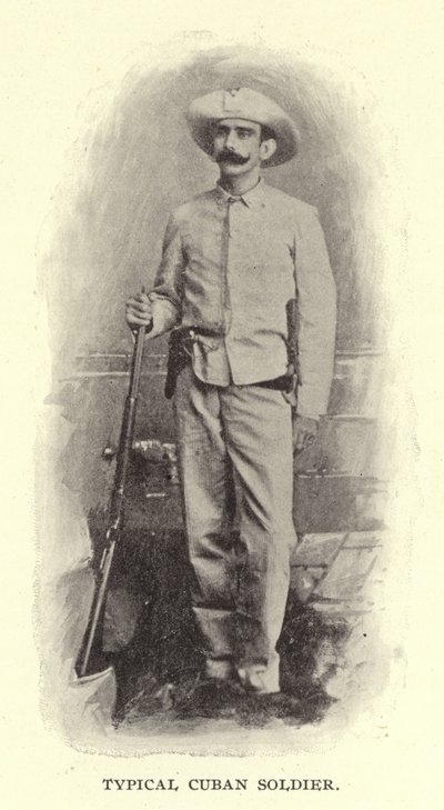 Typical Cuban Soldier by American Photographer