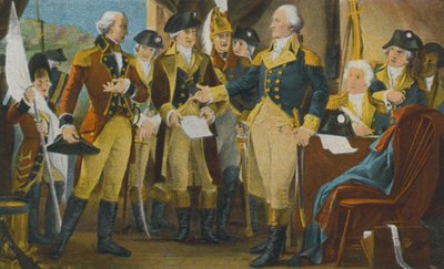 Washington Declining Overtures from Cornwallis, at Yorktown, Virginia by American Photographer
