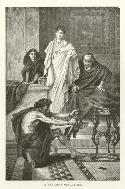 A Haruspex Officiating by American School