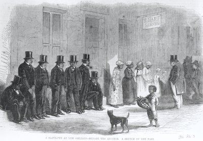 A Slave-Pen at New Orleans - Before the Auction, from 