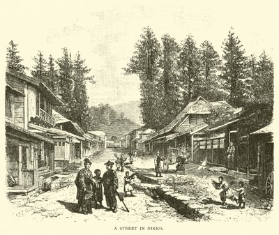 A street in Nikko by American School