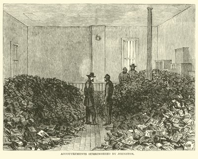 Accoutrements Surrendered by Johnston, April 1865 by American School