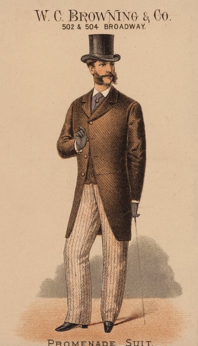 Advertising card for W C Browning & Co, New York by American School